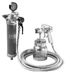 Ecco Spray Pack ready-to-use spraying units The Ecco Spray Pack equipment is based on the ready-to-use principle. A Spray Pack unit consists of all the equipment necessary to start to spray.