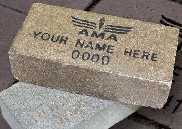 The IAC has a beautifully-designed Walk of Fame that is a wonderful way for you to honor AMA, a loved one, your club, or your