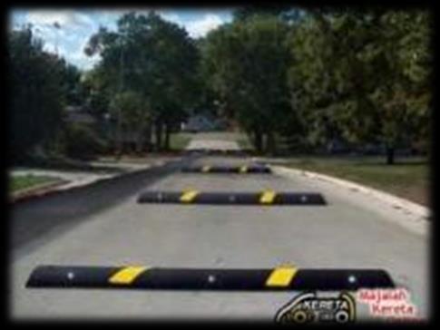 changes: speed bumps curbs
