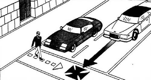 One explanation of higher crash rate at marked crosswalks: multiple-threat crash 1st car stops
