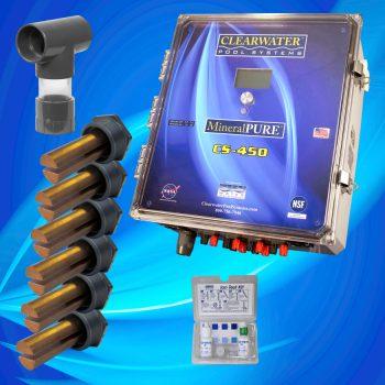 Commercial Pool & Spa Models Copper or copper/silver ionization system with all new state-of-the-art technology. Over 200 precise settings. LED readout display.