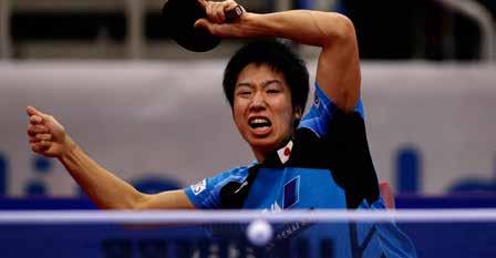 UNCOMFORTABLE AGAINST LEFT HANDERS Despite being a left hand player, I always have had a problem playing a left handed player like me, said Jun Mizutani.