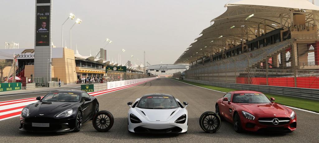HOT LAPS LEGEND Feel the thrill of a ride in a supercar around the track, complimented with VIP Access to the world of Formula 1 with a Pirelli Hot Laps experience.