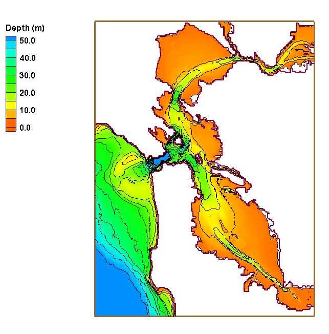 4 CMS Bathymetry and Domain CMS-Flow Domain