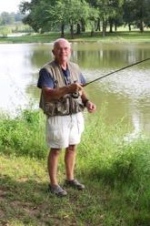 ! Barry MacDonald fly-fishing in Arkansas while Irma