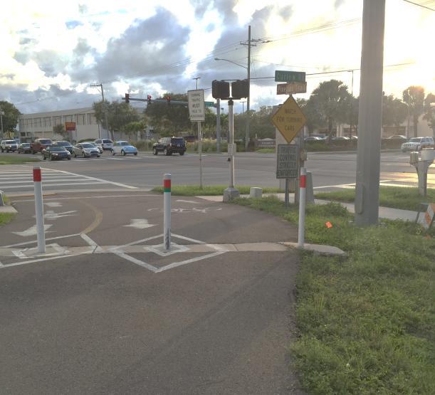PSAP Key Recommendations Install enhanced mid block crosswalks Install raised medians and traffic control islands along