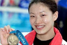Diving Fu Mingxia Fu Mingxia is a diver from China. She has won multiple gold medals in Olympics. With four Olympic golds and one silver, she is one of the best divers China has ever produced.