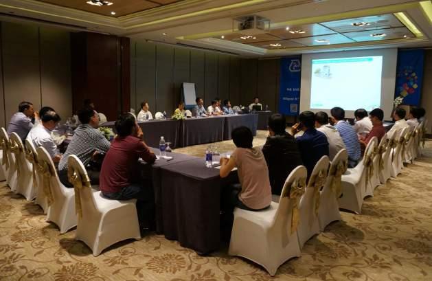 increase the competition of the Group. In Vietnam, Mapei annually organizes local and oversea trainings for its staff to approach new and modern technologies meeting all the needs of the market.