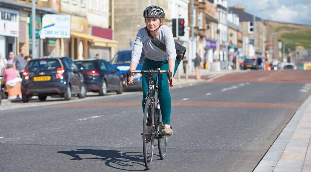 We receive funding from Transport Scotland and the Scottish Government to bring cycling out from the fringes of everyday life