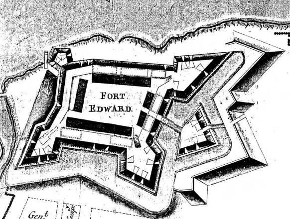 Investigation of Fort Edward Interpretation of Finds: 1757 map N
