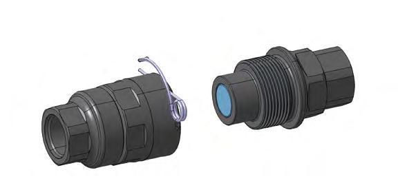 V-HSRIS V-HL version V-HL option is a female quick coupling interchangeable with standard V-H series (flat face design, screw connection, connectable with residual pressure system), but equipped with