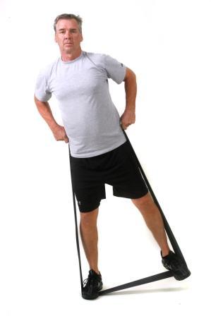 Movement: Using the outer hip, lift one leg out to the side as
