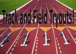 Track Tryouts Tryouts for Track will be on Tuesday, March 20 th and Wednesday, March 21 st from 3:15-4:30 pm for all runners.