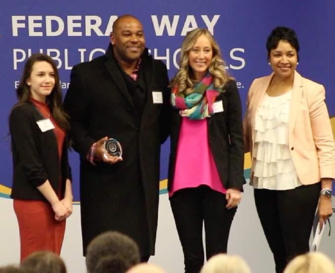 years in a row by the Federal Way School District, first being recognized by the School Board in 2016 for their 20 th Annual Board Recognition Event honoring