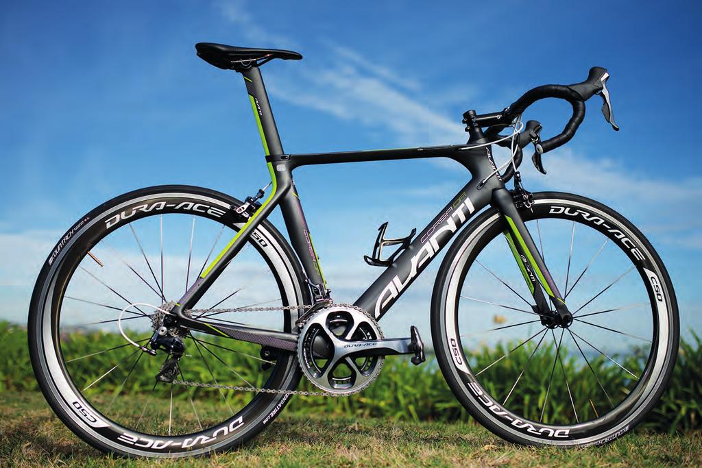 Everything about Avanti s supremely aerodynamic Corsa DR4 has been taken to the next level, with the result that it is smooth, stiff and surprisingly comfortable.