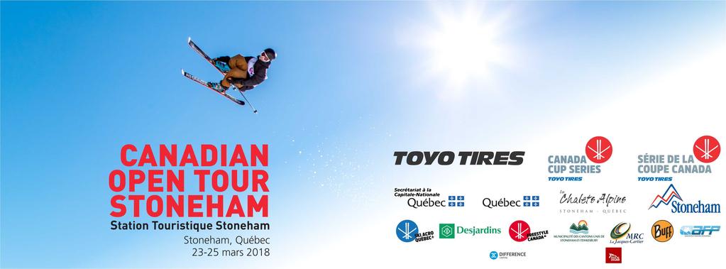 Invitation The Stoneham freestyle ski club, Ski Acro Quebec and Freestyle Canada are pleased to invite athletes to the Stoneham Slope and pipe Canada Cup presented by Toyo Tires. Rules 1.