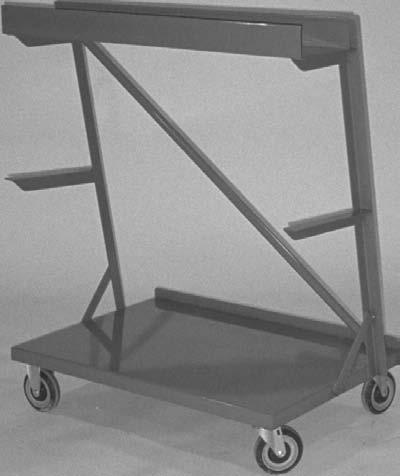 For caster upgrades see page 30 24x36-ELT-5RSX Lumber Cart 1 1 /2" angle 14 ga.