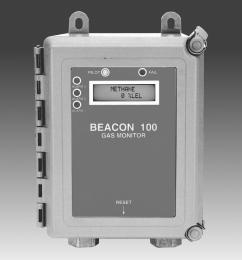 GAS DETECTION SYSTEMS Fixed Installation Type Beacon 100, Beacon 200, and Beacon 800 FEATURES Low cost versatile solution!