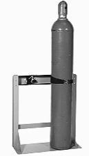 CYLINDER FLOOR STANDS Series 465 Available in two and three cylinder models, these floor stands are designed and built to provide safe storage of compressed gas cylinders with diameters up to 12"