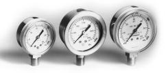 PRESSURE GAUGES The selection of brass, stainless steel, and monel gauges presented here represent those used on pressure regulators offered in this catalog.