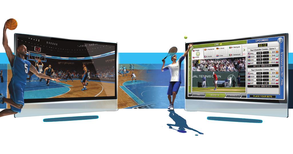 Virtual Basketball Enter the 24/7 basketball betting arena Virtual Tennis A real-like tennis betting experience Our multi-channel Virtual Basketball product has gathered inspiration from the success