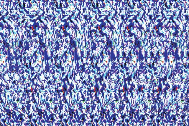 Extending 14. If you glance at a random dot stereogram (also called a Magic Eye image ), it looks like a collection of dots or shapes.