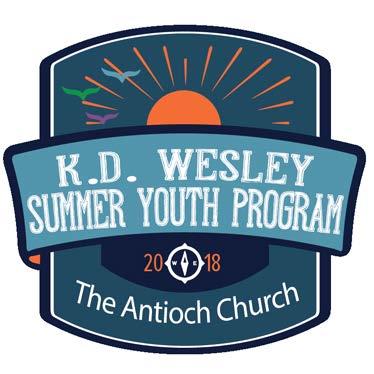 K. D. WESLEY 2018 SUMMER YOUTH PROGRAM ENROLLMENT PACKET & CHECKLIST