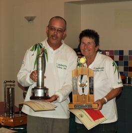 auUTH Club Champions for 2015, Mark Dulihanty and Lois Waters Dengate-Waters