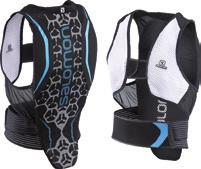 extra flexible SALOMON BACK PROTECTOR FOR ALL-DAY PROTECTION, NO MATTER HOW HARD YOU PUSH.
