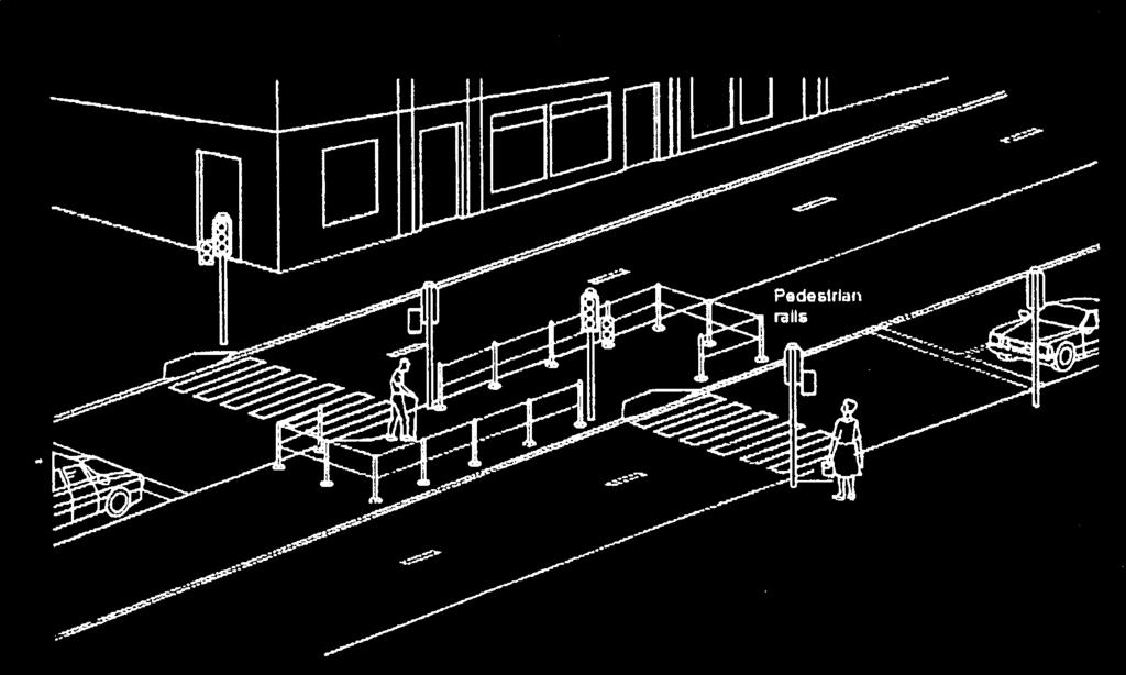 PEDESTRIAN USERS Conceptualisation of Mid-block Crossings Mid Block Pedestrian Crossings Signal Layout (Refer to A): Provide