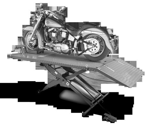 1,000 POUND CAPACITY MOTORCYCLE / ATV LIFT IMPORTANT SAFETY INSTRUCTIONS SAVE THESE INSTRUCTIONS PLEASE READ THE ENTIRE CONTENTS OF THIS MANUAL PRIOR TO INSTALLATION AND OPERATION.