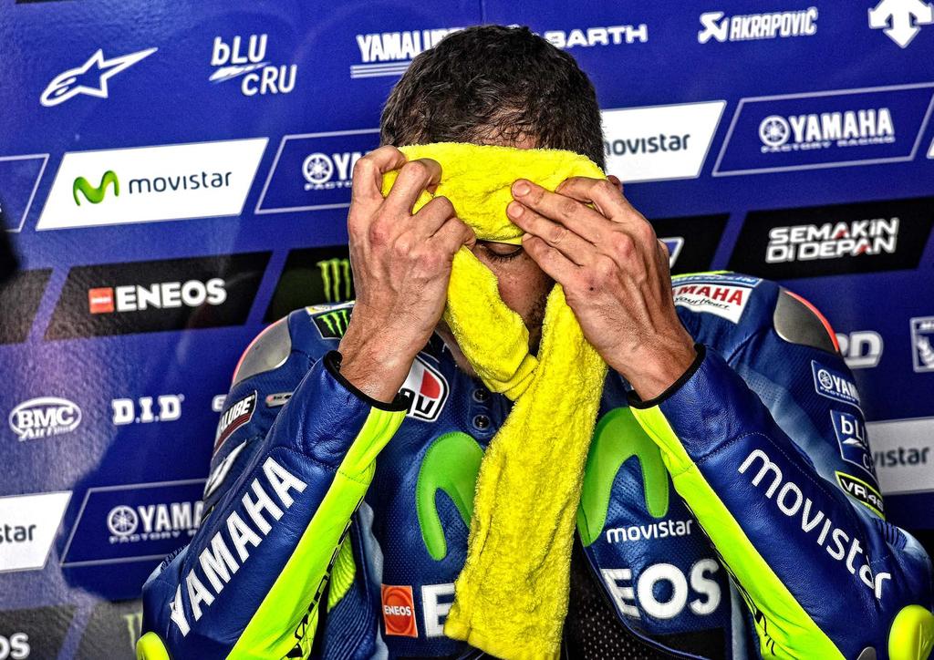 THE VETERAN Rossi the omnipresent threat At 38 years of age, Valentino Rossi is preparing to embark upon what looks set to be his penultimate campaign of grand prix racing.