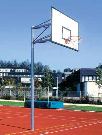 Basketball DIN-EN 1270 TÜV-GS-APPROVED Post 98 x 142 mm Made of extremely