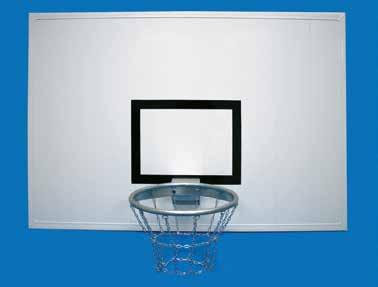 accessories Basketball backboard Glass fibre reinforced plastics Made of weatherproof, glass-fibre reinforced plastic with integrated reinforcement for