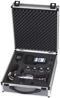 specifications Calibration case with model CPH6400 precision hand-held pressure indicator and model CPP30 hand test pump for pressures of -0.95... +35 bar (28 inhg.