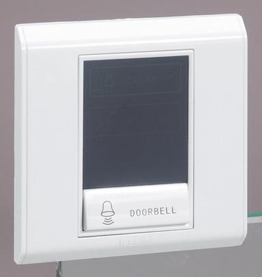Indicator lamp + bell push Installed in the corridor, display calls 10 6 170 98 Double RJ 11 socket 10 6 170 94 RJ 11 + RJ 45