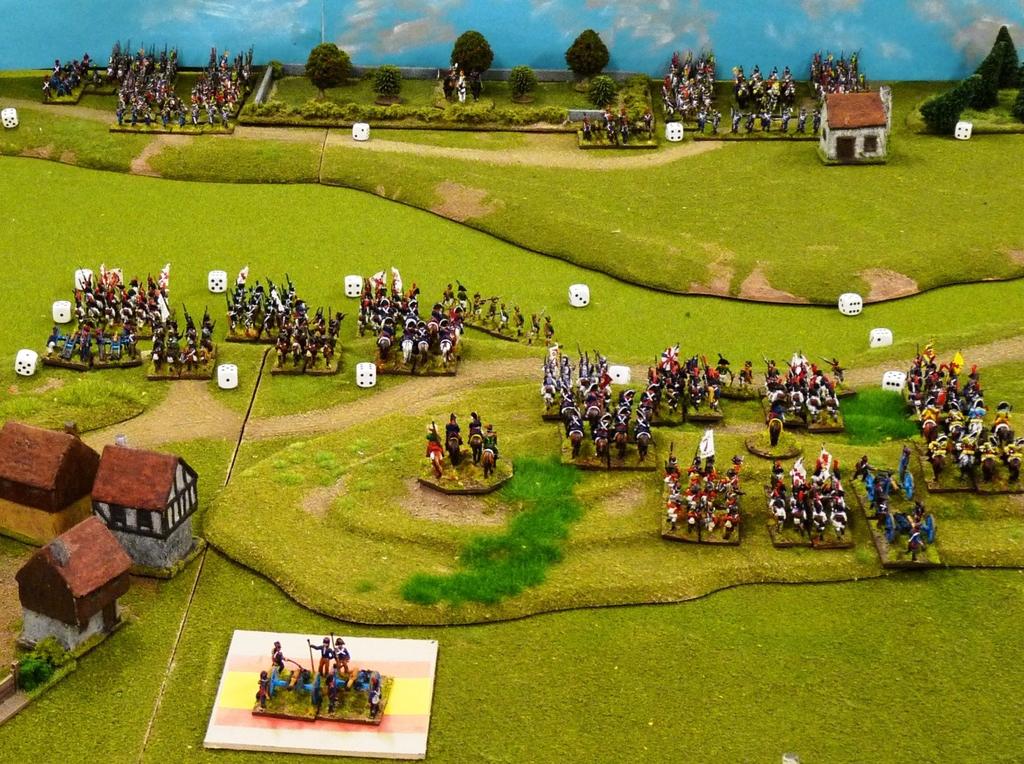 The Spanish heavy cavalry has 2 operations and uses the first to back step and the second to move from column to line.