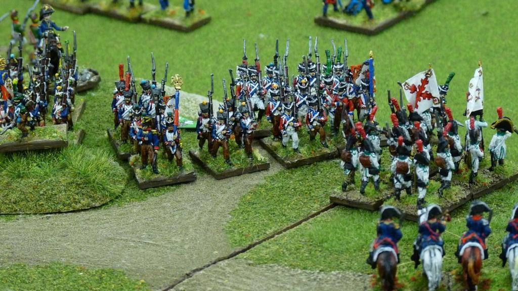Things are going better than expected for the French and so Barbou decides to risk it all. He orders in the second brigade, made up of two dubious class 4 morale reserve regiments.