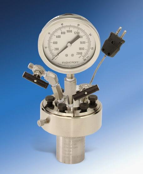 Series 4791-4793 GP and HP/HT Vessels: 25-100 ml General Purpose 4790 Series Vessels come with dip tube, three valves, gage, rupture disc, and thermocouple.