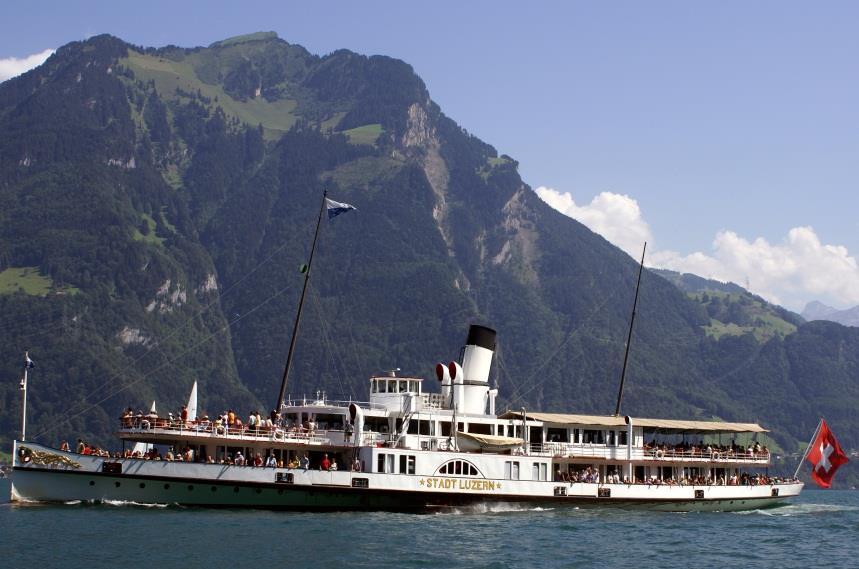 Venue On Lake Lucerne you can find the largest inland-lake steamboat