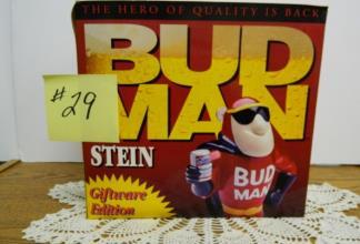 Budman Beer Stein 29 Budman Stein -