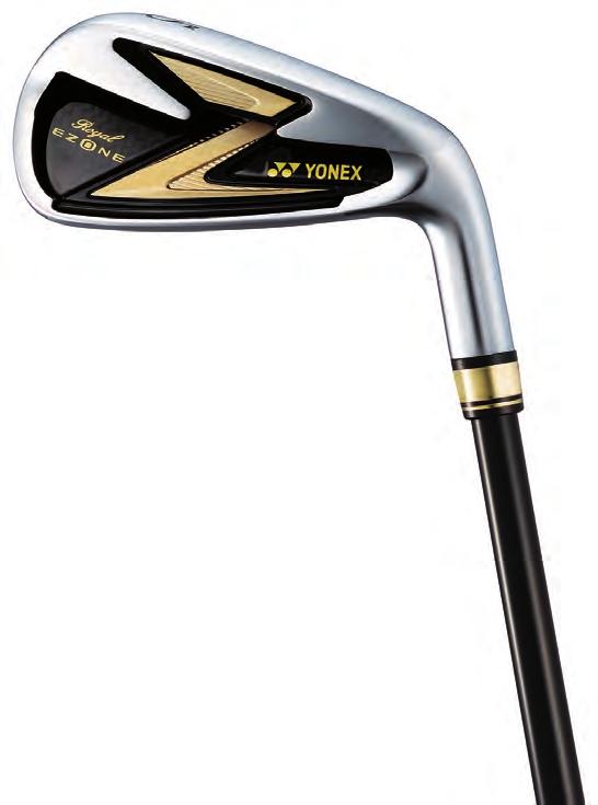 21 Irons Lower centre of gravity for sweeter strikes The Royal EZONE Irons feature lower centre of gravity and Carbon composite plate behind the super-thin maraging