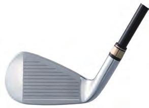 Tungsten Alloy insert in sole of club lowers centre of gravity for greater distance Carbon composite plate within blade delivers higher repulsion levels for