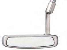 Soft resin face offering precise feel at impact for improved distance control Offset head provides clear