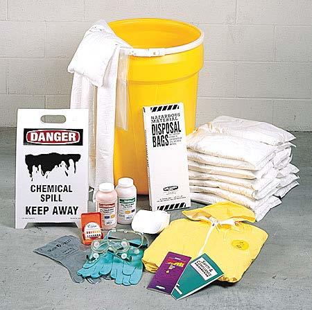 Spill Kits Every lab should have one or more spill kits,