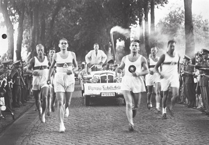 Strange but true facts & stats first torch relay inaugurated at the 1936 games The torch relay, a creation of the German Olympic Committee, was designed to draw a symbolic link