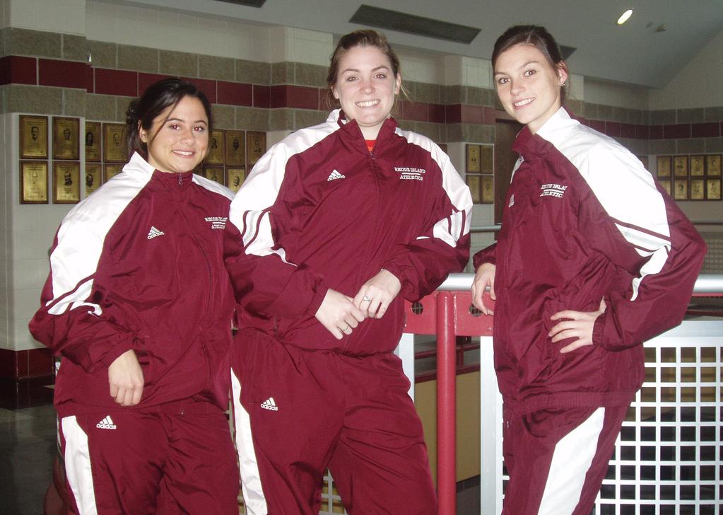 2009-10 Rhode Island College Team Captains (Left to Right)