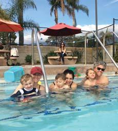 There are various swim levels offered including Parent & Tot group classes as well as adults.