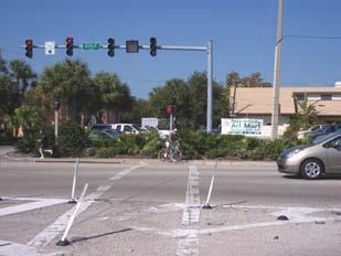 Pedestrian Safety Study - SR 699 (Blind Pass Rd/Gulf Blvd) from 93rd Avenue to Pinellas Bayway Five pedestrian and bicycle crashes were reported during the study period at this intersection.
