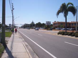 The northern endpoint of the study segment, 93 rd Avenue, is an unsignalized intersection. The southern endpoint, Pinellas Bayway, is a signalized intersection.